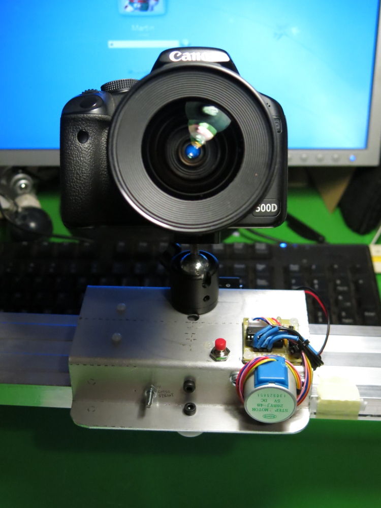 Arduino+Stepper Motor Camera Slider