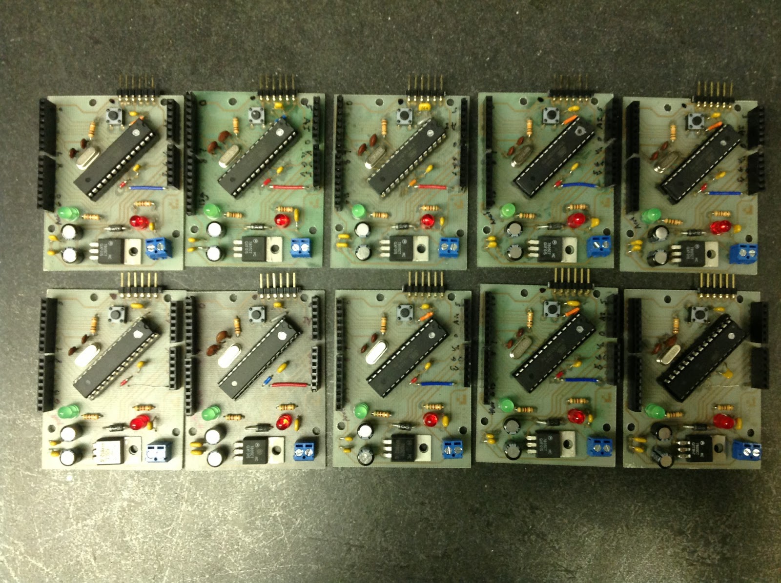 Serial board single-sided arduino hardware