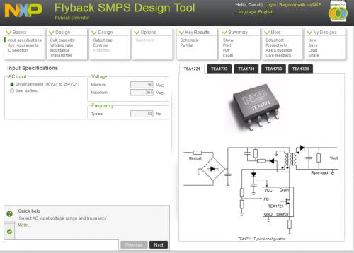 Flyback SMPS Design Tool