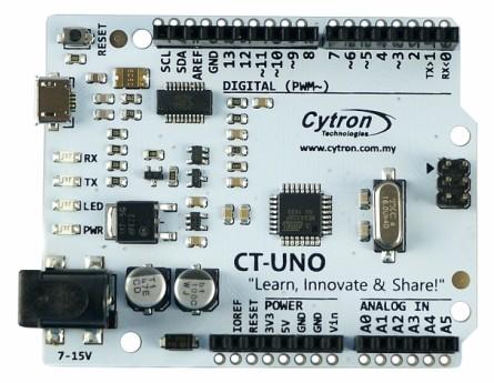 Introducing CT-UNO, Cytron version of Arduino UNO