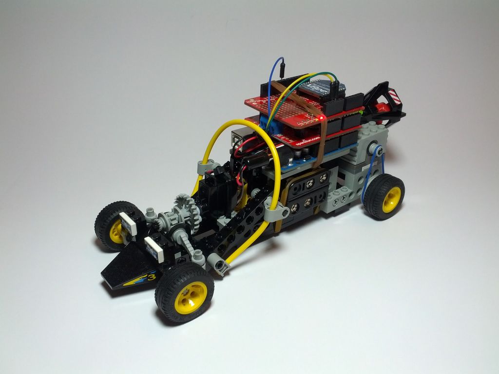 Lego Technic Car with Arduino + XBee Wireless Control