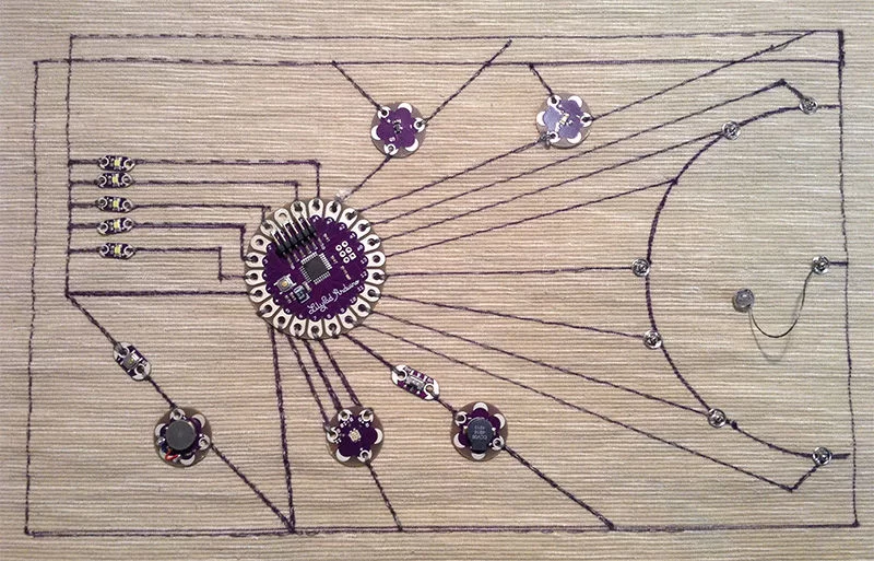 LilyPad Arduino Sensor Demo Mat
