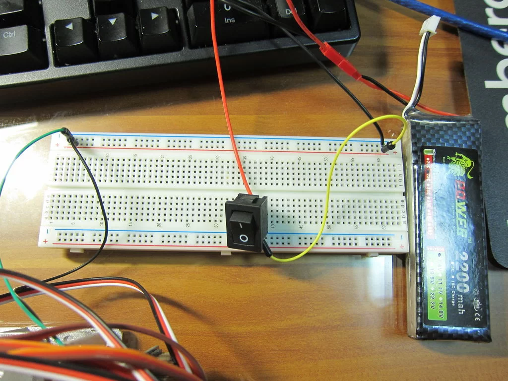 Robot Arm Set using Arduino circuit