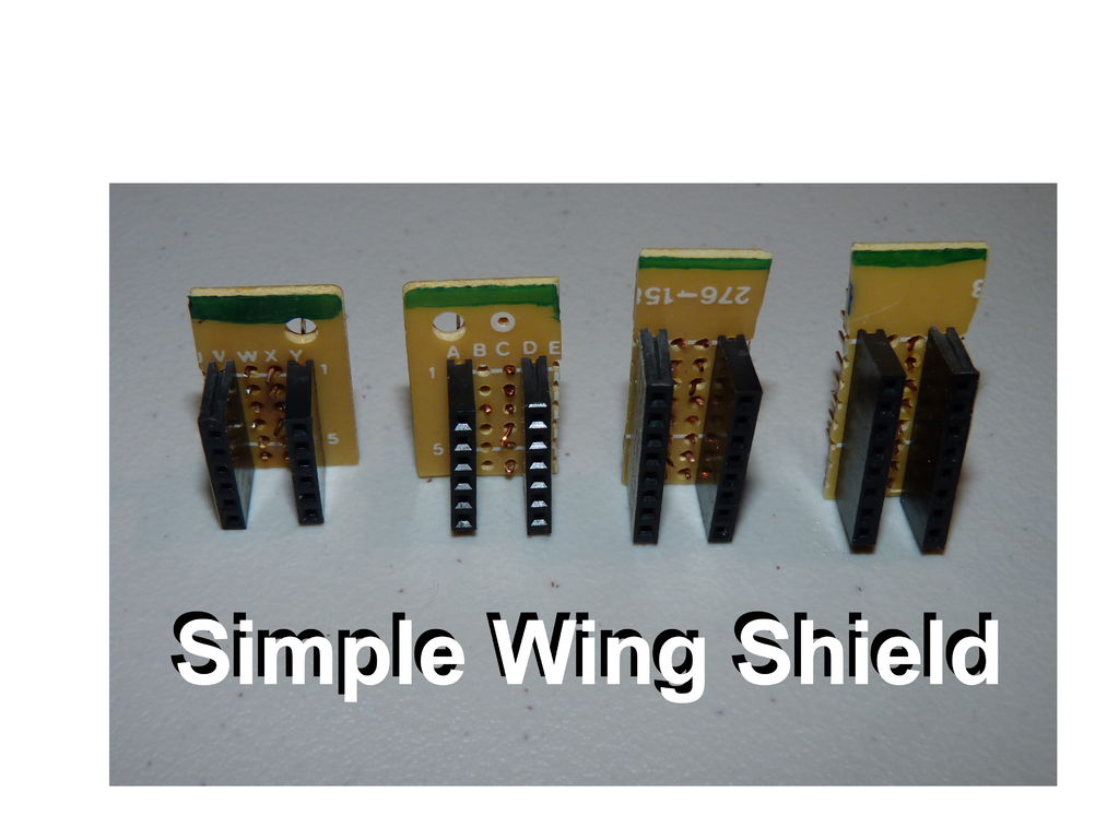 Simple Arduino Wing Shield