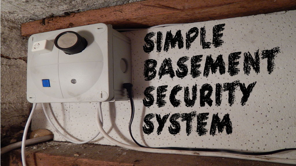 Simple Basement Security System using Arduino