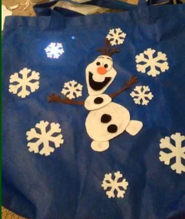 Singing Olaf Bag Frozen