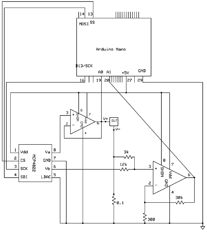 Build Your Own Sourcemeter circuit