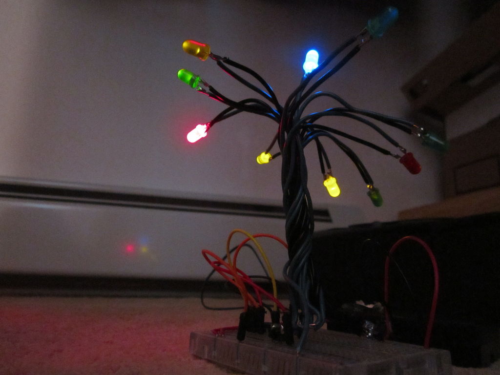 Color Changing LED Tree