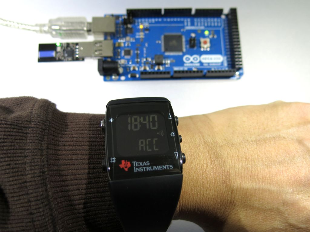 Control an Arduino With a Wristwatch (TI eZ430 Chronos)