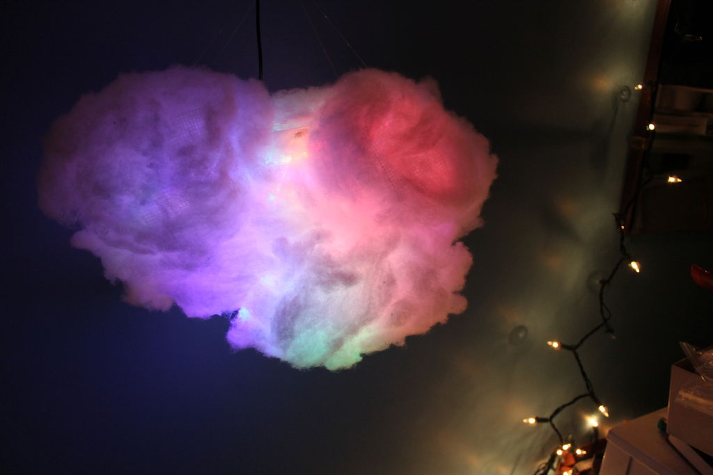 IR Remote Controlled Color Changing Cloud (Arduino)
