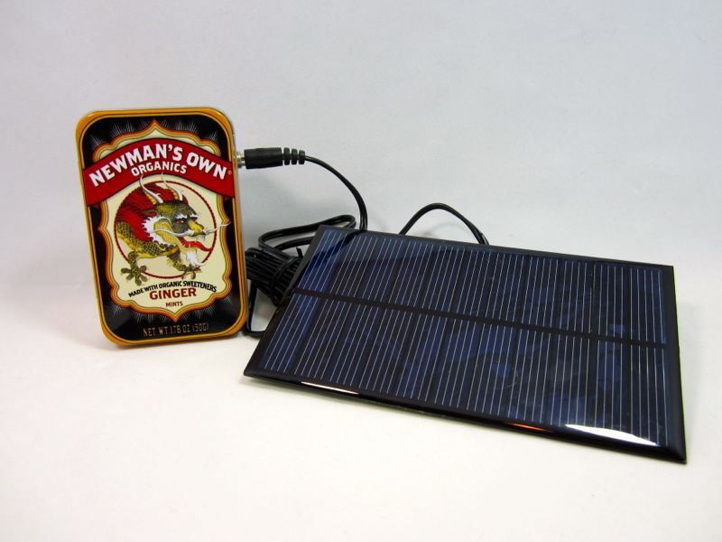 Lithium Battery Solar USB iPhone Arduino Charger