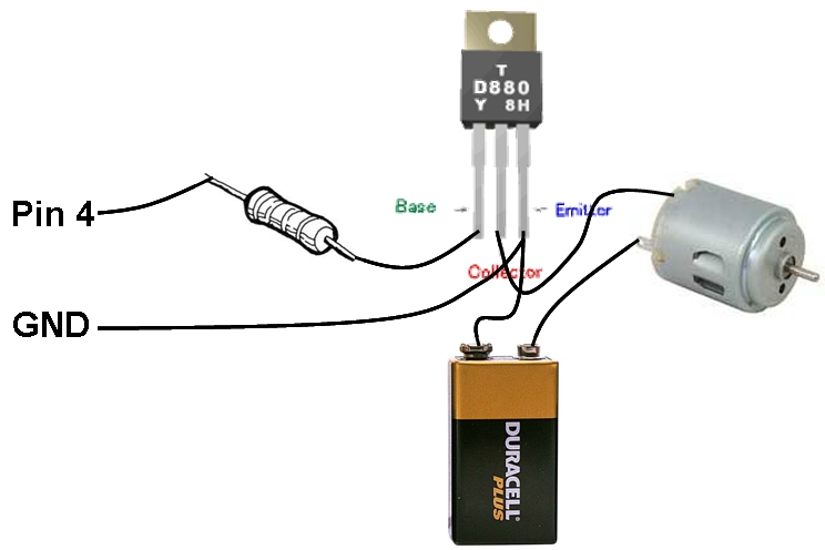 MOTOR SWITCH LED