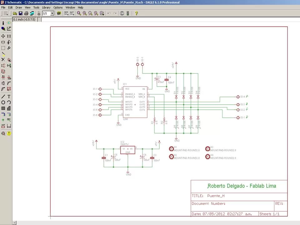 Machine Design schematic