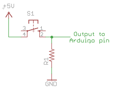 Momentary Switch as Digital Sensor circuit