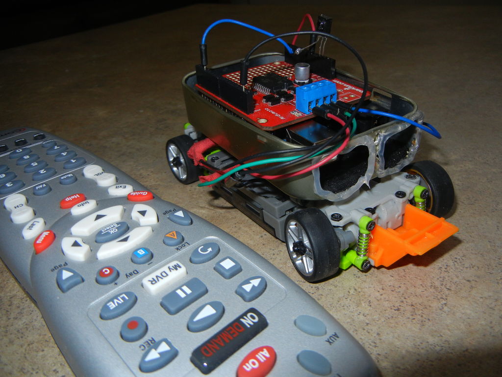 TV Remote Controlled Car