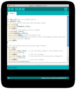 Two ways to reset arduino in software