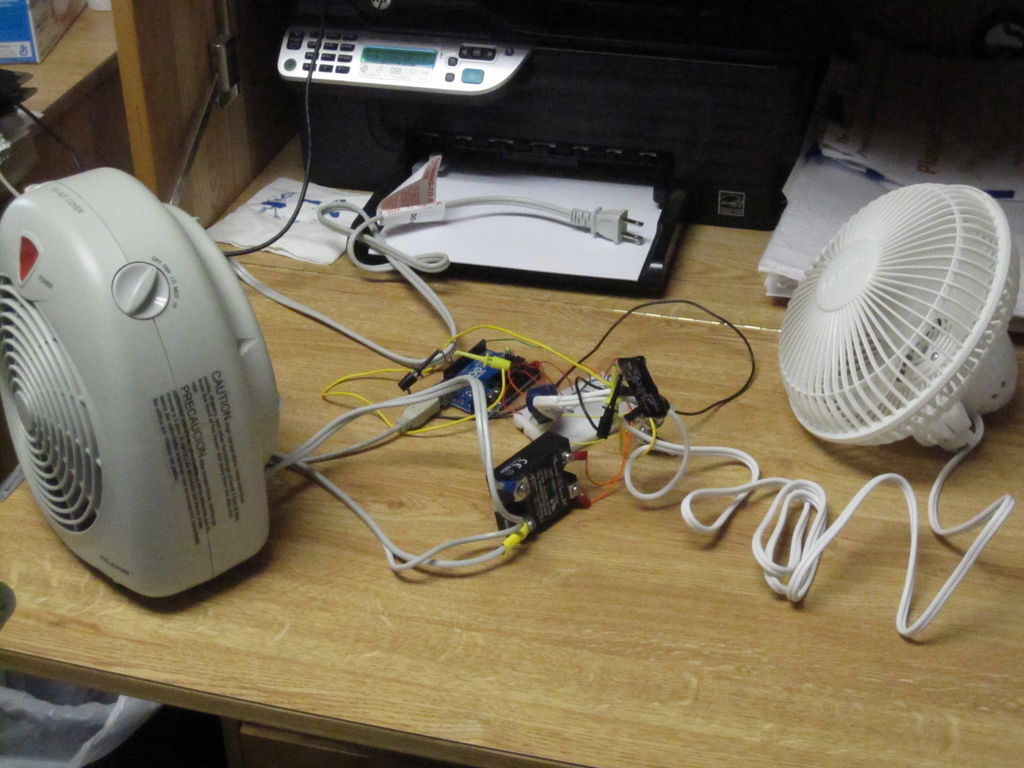 Arduino Thermostat with TC74 sensor