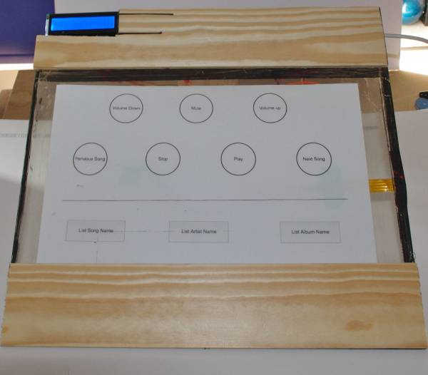 Arduino Touch Screen Control iTunes