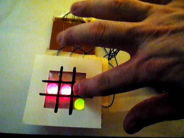 Arduino and Touchpad Tic Tac Toe