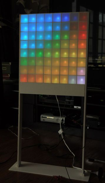 Lampduino - an 8x8 RGB Floor Lamp