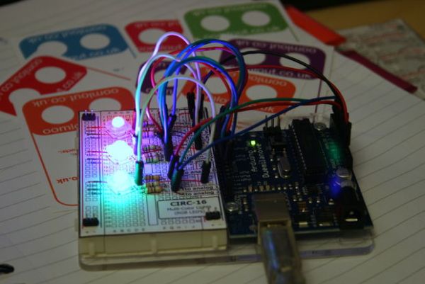 RGB LED Tutorial (using an Arduino) (RGBL)