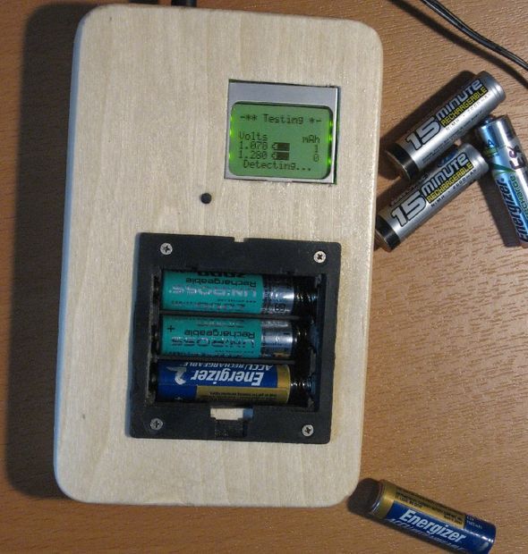 Rechargeable Battery Capacity Tester
