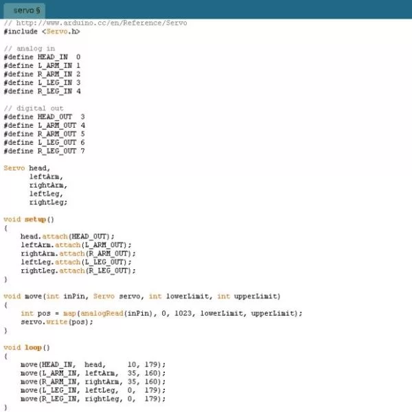 Simple Animatronics with Servos and Arduino