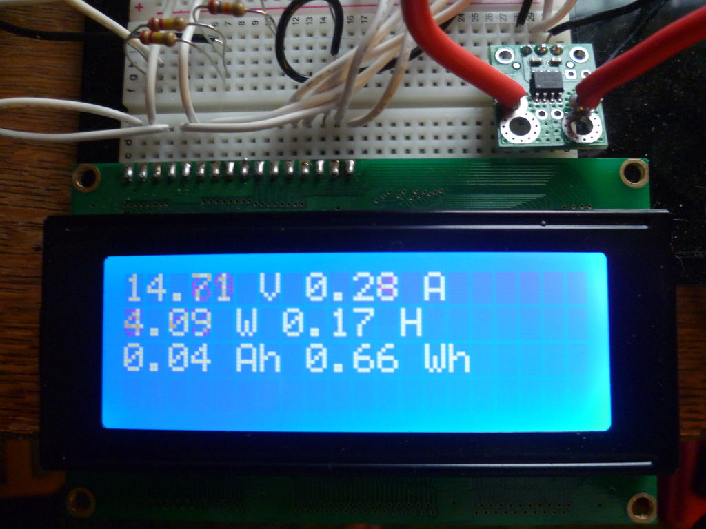 Watt Hour Volt Meter - Arduino