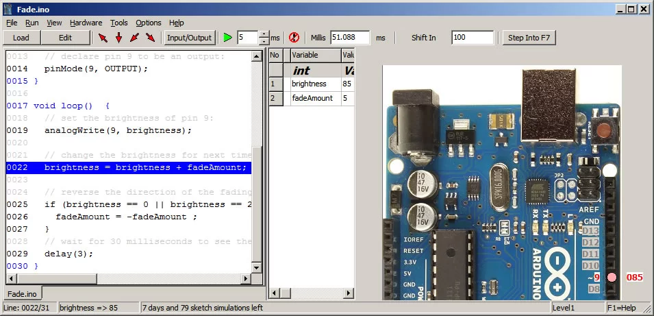 arduino simulator by virtronics