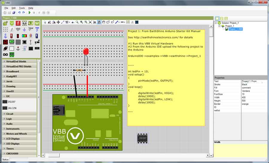 arduino simulator 1 vbb