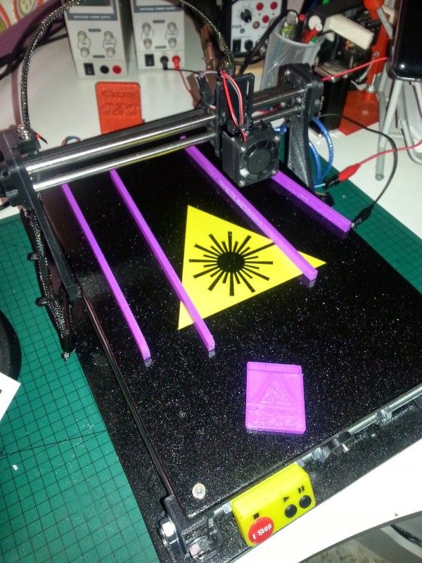 3dpBurner – A 3D printed laser cutterengraver
