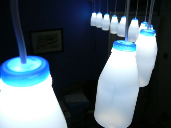 Addressable Milk Bottles LED Lighting + Arduino