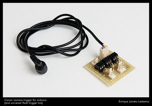 Camera and flash trigger module