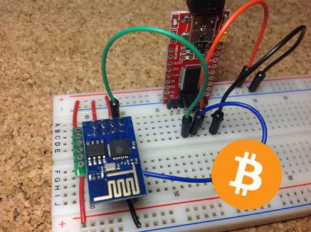 Retrieving Bitcoin Price Using ESP8266 WiFi Module