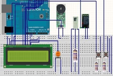Temperature Detecting Heating Control System with Arduino Mega2560