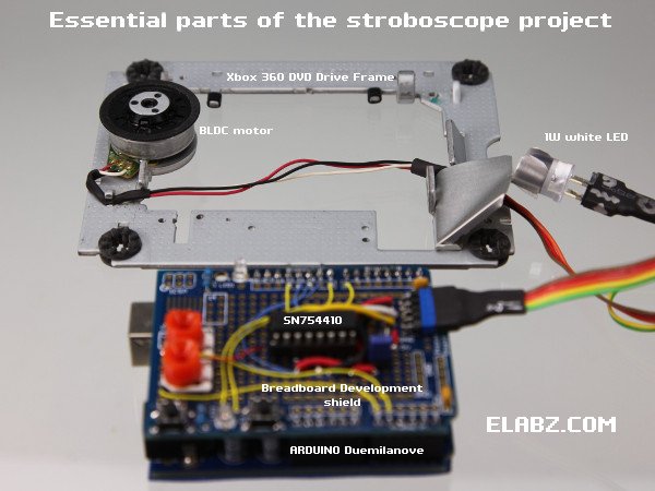 Brushless DC (BLDC) motor with Arduino. Part 3 – The Stroboscope Project