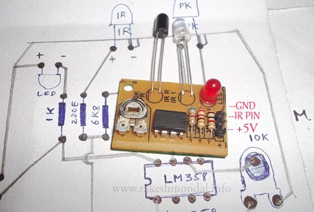 رابط تکی و دوگانه مادون قرمز سنسور مادون قرمز با طرحواره آردوینو و LCD