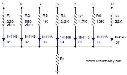 OhmMeter using Arduino