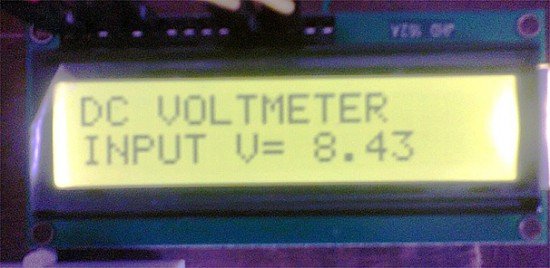 Arduino Digital Voltmeter 0V to 30V3