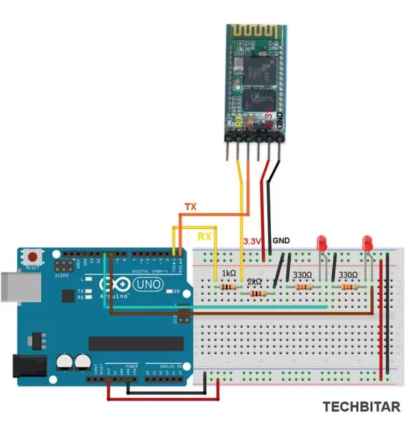 ArduDroid A Simple 2-Way Bluetooth-based Android Controller for Arduino Schematic