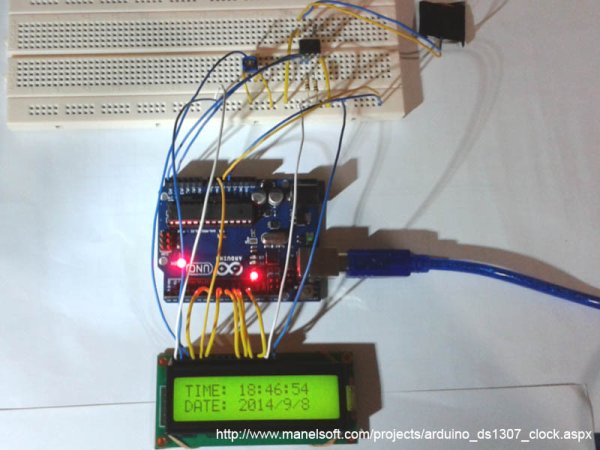 Arduino DS1307 Clock