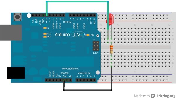 Arduino Tutorial Chapter 2 3 Schematic and Breadboard Diagrams