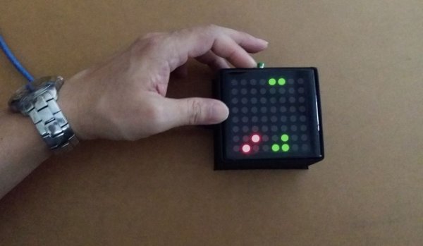 Arduino based Bi color LED Matrix Flappy Bird Game