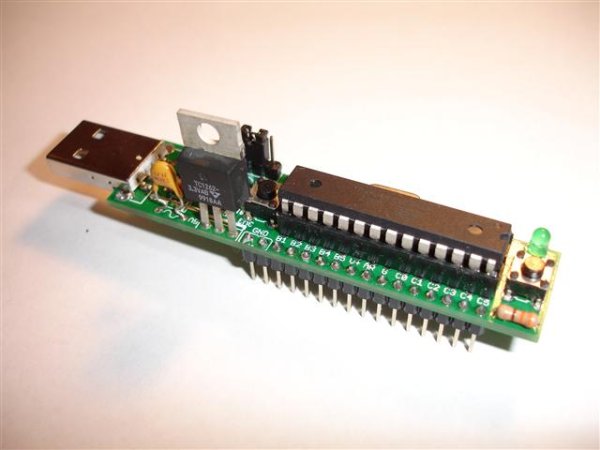 ارتباط بین یک دستگاه USB serial و یک میکروکنترلر AVR (atmegaArduino).