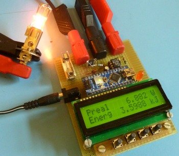 DIY wattmeter with an Arduino