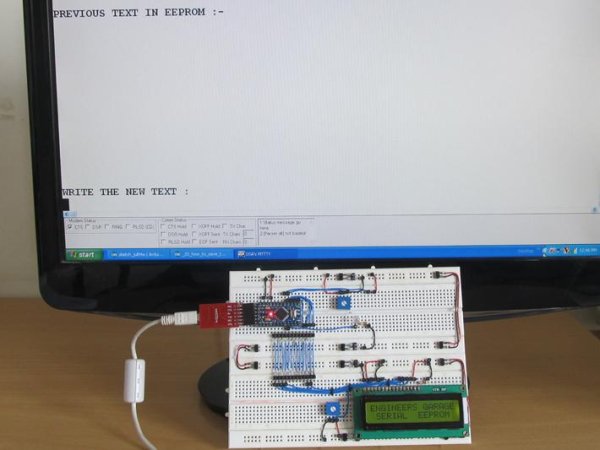 How To Save a Text In The EEPROM of The Arduino