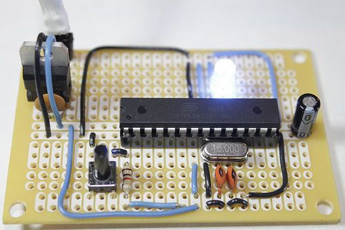 Perfboard Hackduino ($8 Arduino-compatible circuit)