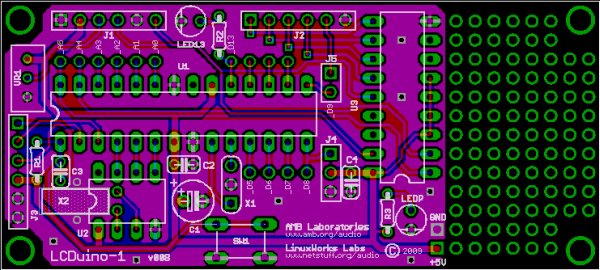 The LCDuino 1 I O processor