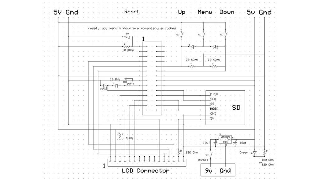 SD Card Data Readable schematic