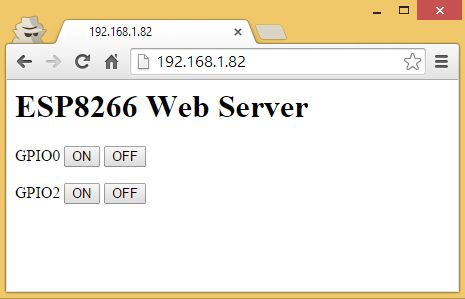 ESP8266 Web Server Tutorial